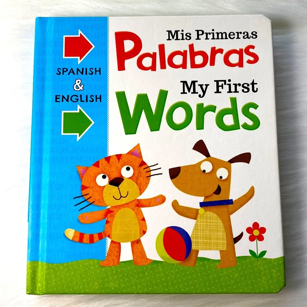 Baby/Toddler/Children Bilingual Board Book Spanish & English "First Words" - Picture 1 of 8